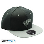Game Of Thrones - Casquette snapback Noir & Gris Stark