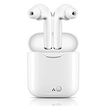 Ecouteurs Sans Fil Bluetooth Oreillettes Intra-auriculaires Dock de charge Blanc