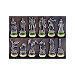 Le Seigneur des Anneaux - Set de pièces de jeu d'échecs Les Deux Tours