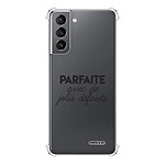 Evetane Coque Samsung Galaxy S21 5G anti-choc souple angles renforcés transparente Motif Parfaite Avec De Jolis Défauts .