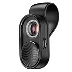 Avizar Microscope Smartphone Zoom 100X et Anneau LED avec Cache coulissant 30mAh