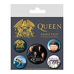 Queen - Pack 5 badges Classic