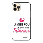 Evetane Coque iPhone 13 Pro Max Coque Soft Touch Glossy Je suis une princesse Design