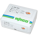 Wago Lot De 100x Borniers De Raccordement Rapide Avec Levier (2 Bornes) - Wago WAG_221412_LOT100