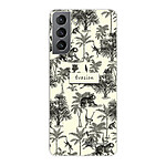 LaCoqueFrançaise Coque Samsung Galaxy S21 5G 360 intégrale transparente Motif Botanic Evasion Tendance .