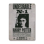 Harry Potter - Panneau métal Undesirable No. 1 15 x 21 cm