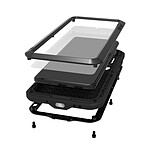 Love Mei Coque pour Samsung Galaxy S20 Plus Anti-pluie Antichoc 1.8m Intégrale Powerful Noir