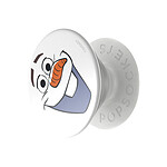 PopSockets Pop Grip pour Smartphones Gén 2 Design Olaf le Bonhomme de Neige Blanc