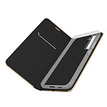Forcell Étui Samsung Galaxy S22 Porte-carte Support Vidéo Forcell Luna Book Gold Noir