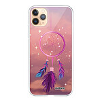 Evetane Coque iPhone 11 Pro 360 intégrale transparente Motif Attrape rêve rose Tendance .