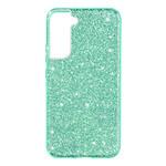 Avizar Coque pour Samsung Galaxy S22 Plus Paillette Amovible Silicone Semi-rigide