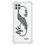 Evetane Coque Samsung Galaxy A22 5G Silicone antichocs Solides coins renforcés transparente Motif Love Life Evetane Coque Samsung Galaxy A22 5G Silicone antichocs Solides coins renforcés transparente Motif Love Life