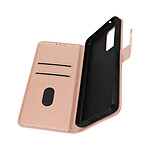 Avizar Housse Samsung Galaxy A53 5G Clapet Portefeuille Fonction Support Vidéo Rose
