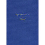 ELVE Registre PRESENCE AU CONSEIL 297 x 210 104 Pages Toilé Bleu