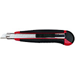 WEDO cutter professionnel Auto-Load, lame: 18 mm, noir/rouge