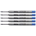 ROTRING Mine Jumbo Pour Stylo Bille Pointe Moyenne Bleu x 5