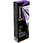 BIC Stylo Feutre Fineliner Intensity Pointe Baguée métal Fine 0,4mm Violet x 12