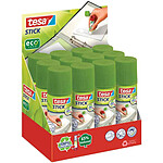 TESA 12 x ecoLogo Bâton colle, contenu: 40 g, présentoir comptoir