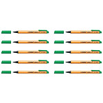 STABILO Stylo Feutre GREENpoint Pointe large 0,8 mm Vert x 10