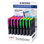 TOMBOW Présentoir de 48 surligneurs MONO edge TOMBOW Présentoir de 48 surligneurs MONO edge