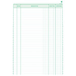 EXACOMPTA Manifold 'Recettes-Dépenses' 297 x 210 mm 50 feuillets dupli