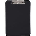 MAUL Porte-bloc plastique A4 avec clip nickelé Noir