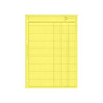 ELVE Bloc Audit 3 Colonnes + entête 297X210 80 Pages Jaune