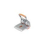 RAPID Perforateur 4 trous Duax HDC 150/4. Capacité 150 feuilles. Coloris orange/gris