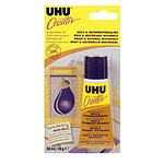 UHU Colle créative pour bois & matériels naturels, tube 38 ml