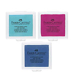 FABER-CASTELL Pack 18 Gommes Mie de Pain Maléable Couleurs Trend