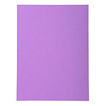EXACOMPTA Paquet de 100 chemises Forever® 170 100% recyclé - 24x32cm Lilas x 5