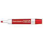 PAPER MATE Marqueur tableau blanc, pointe biseautée, rouge x 12