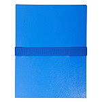 EXACOMPTA Chemise dos extensible balacron sangle scratch avec Rabat en pied de page x 10