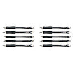 UNI-BALL Porte-mines Shalaku M5100 Grip 0,5mm Noir x 10
