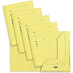 OXFORD Lot de 25 Sous dossiers chemise 2 rabats HV 240g Jaune OXFORD Lot de 25 Sous dossiers chemise 2 rabats HV 240g Jaune