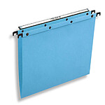 ELBA lot de 25 dossiers suspendus AZO, fond: V, bleu, pour tiroir