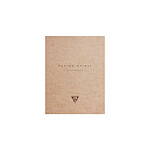CLAIREFONTAINE Flying Spirit Carnet Cousu 16x21 Ivoire 120p Kraft