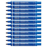 PENTEL Marqueur Permanent N50 Corps Aluminium Pointe ogive 2 mm Bleu x 12 PENTEL Marqueur Permanent N50 Corps Aluminium Pointe ogive 2 mm Bleu x 12