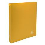 EXACOMPTA Classeur 4 anneaux 30 mm polypropylène Opaque A4 maxi Jaune x 20