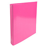 EXACOMPTA Classeur A4 4 anneaux 30mm Iderama, rose x 10