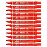 PENTEL Marqueur permanent N50 Pointe Ogive 2 mm Rouge x 12 PENTEL Marqueur permanent N50 Pointe Ogive 2 mm Rouge x 12
