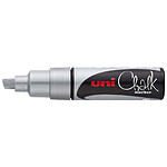 UNI-BALL Marqueur craie pointe biseautée large PWE8K AR Argent UNI-BALL Marqueur craie pointe biseautée large PWE8K AR Argent