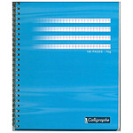 CALLIGRAPHE Cahier reliure intégrale 17x22 180p Q.5x5 70g x 5