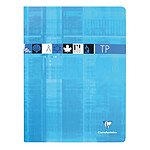 CLAIREFONTAINE Cahier Travaux Pratique piqué 24x32 cm 120p séyès-uni Couv pelliculée Aléatoire