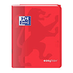 OXFORD Cahier Easybook agrafé 17x22cm 96 pages grands carreaux 90g rouge x 10