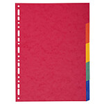 EXACOMPTA Jeux Intercalaires Carte 220g 5 positions - A4 maxi x 50