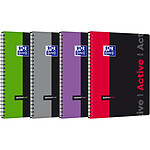OXFORD Cahier Polypro ACTIVEBOOK 160 P 90G 24x29.7 cm SEYES coloris aléatoire