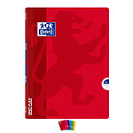 Oxford Cahier OPENFLEX agrafé 24x32cm 140 pages grands carreaux 90g coloris aléatoire