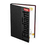 L'ETUDIANT Manifeste Agenda Scolaire Journalier 15x20cm 352p Couv PVC ouatiné glossy noir