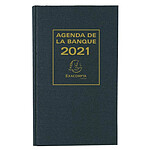 EXACOMPTA Agenda de bureau Agenda banquier large 2 volumes 280x175 mm Noir